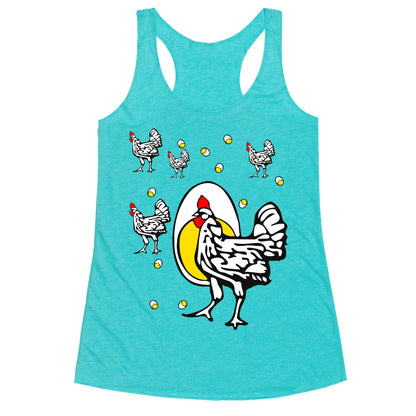 Roseanne's Chicken Shirt Racerback Tank