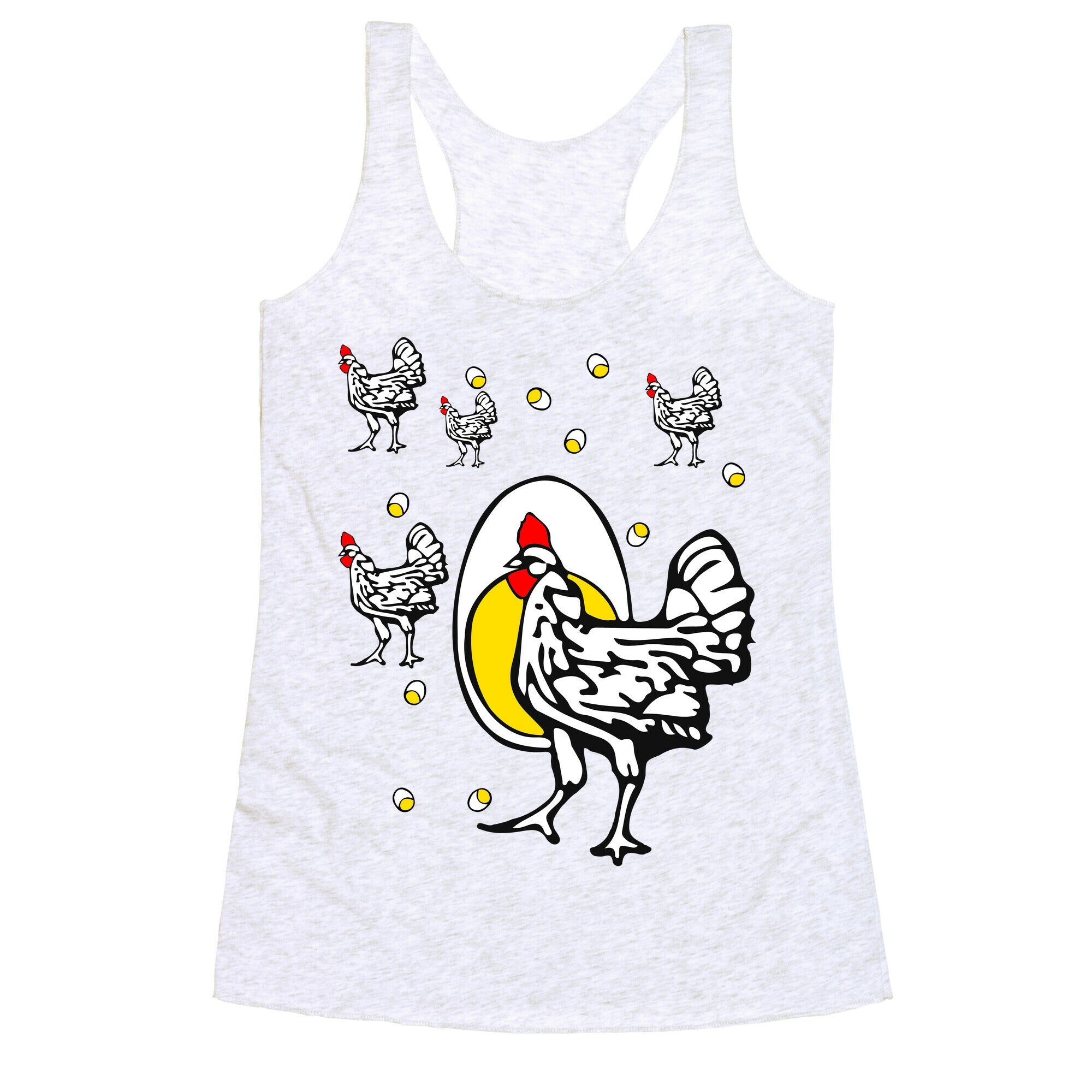 Roseanne's Chicken Shirt Racerback Tank