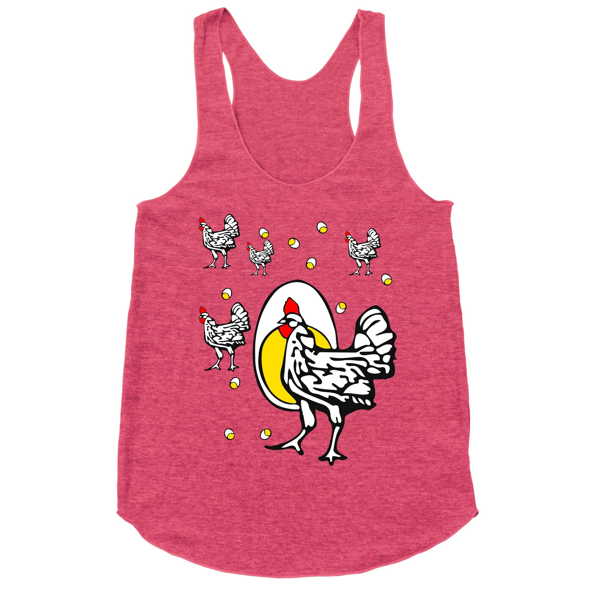 Roseanne's Chicken Shirt Racerback Tank