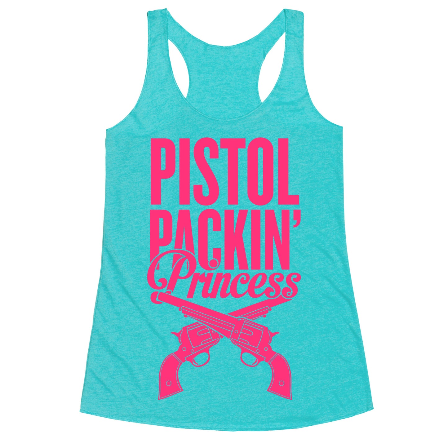 Pistol Packin' Princess Racerback Tank