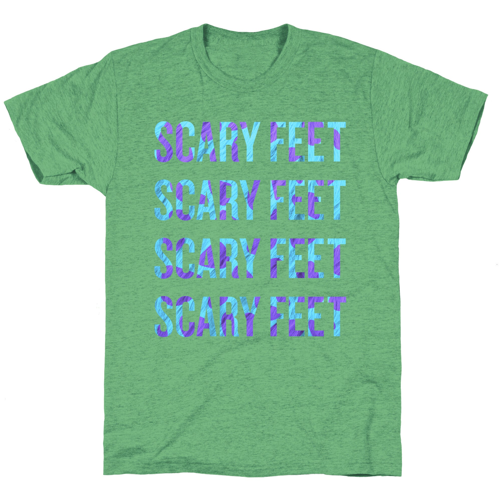 Scary Feet Scary Feet (Text) Unisex Triblend Tee
