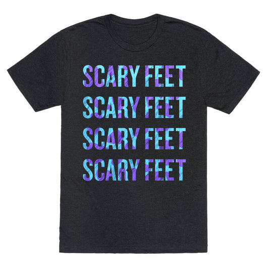 Scary Feet Scary Feet (Text) Unisex Triblend Tee