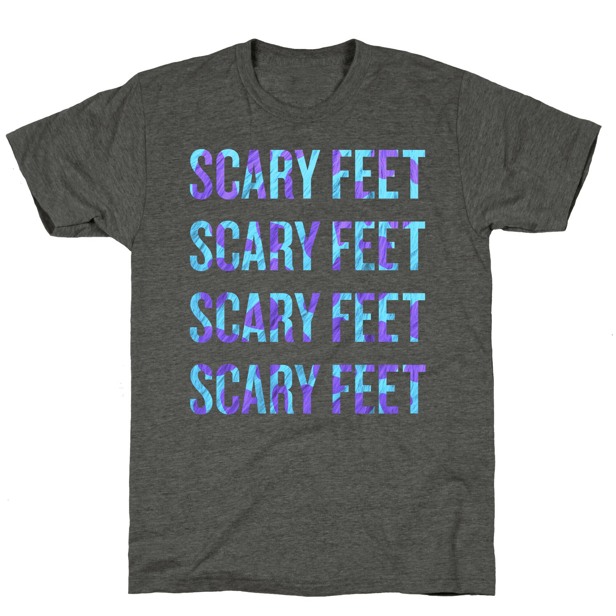 Scary Feet Scary Feet (Text) Unisex Triblend Tee