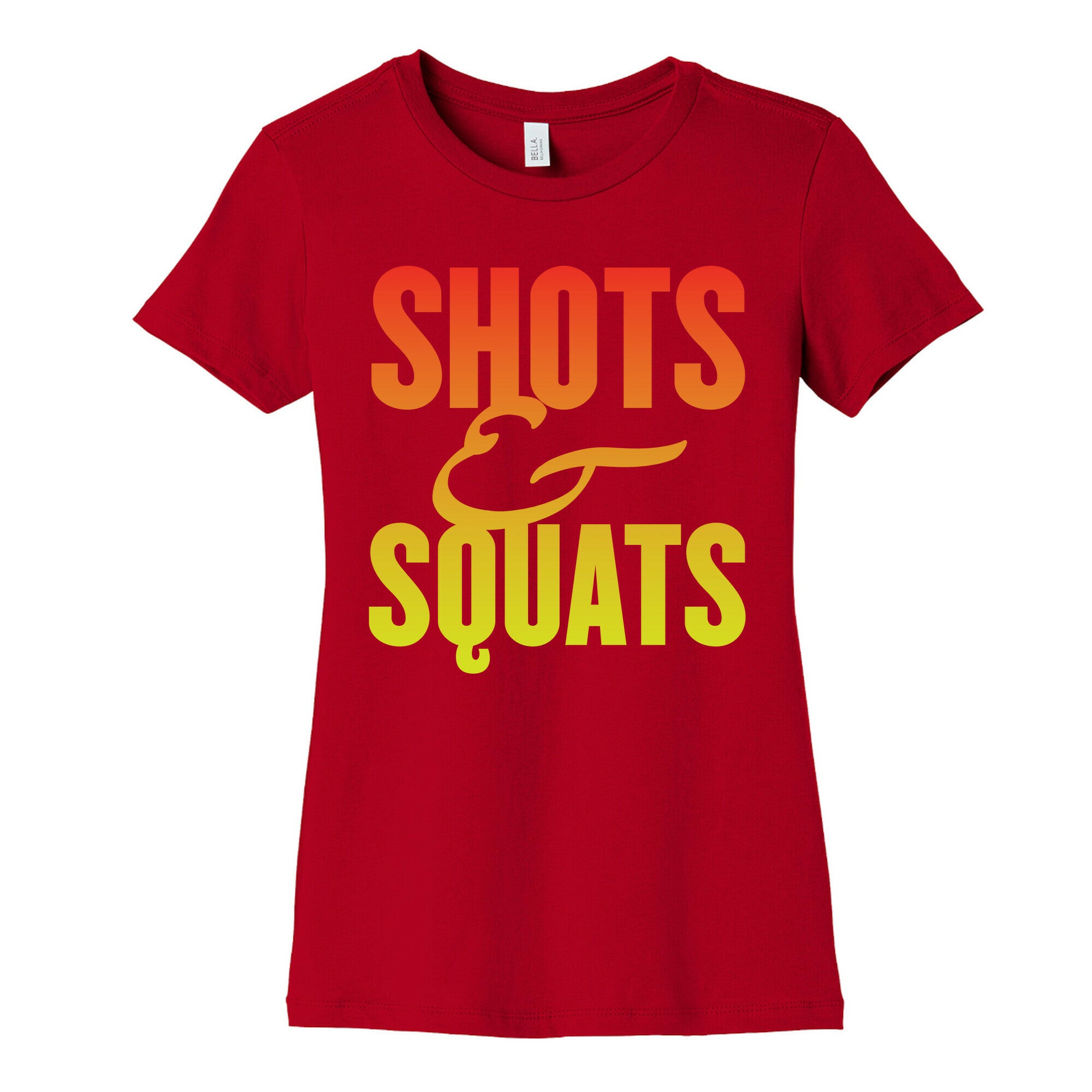 Shots And Squats Women's Cotton Tee