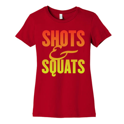 Shots And Squats Women's Cotton Tee