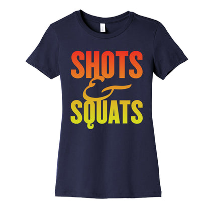 Shots And Squats Women's Cotton Tee