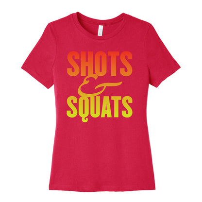 Shots And Squats Women's Cotton Tee