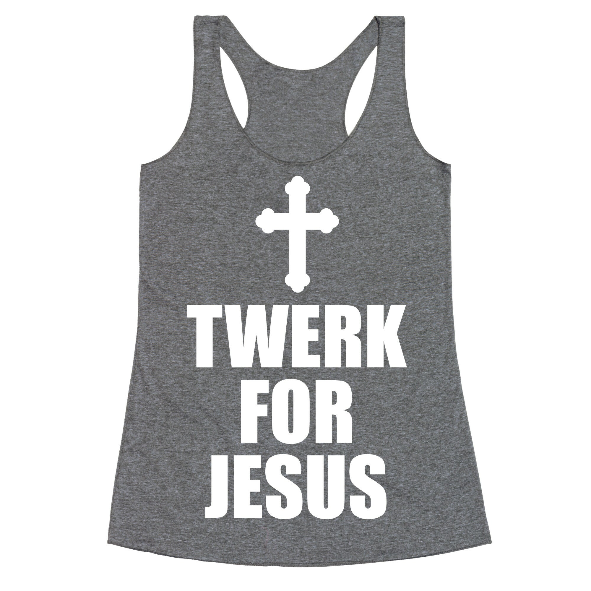 Twerk For Jesus Racerback Tank