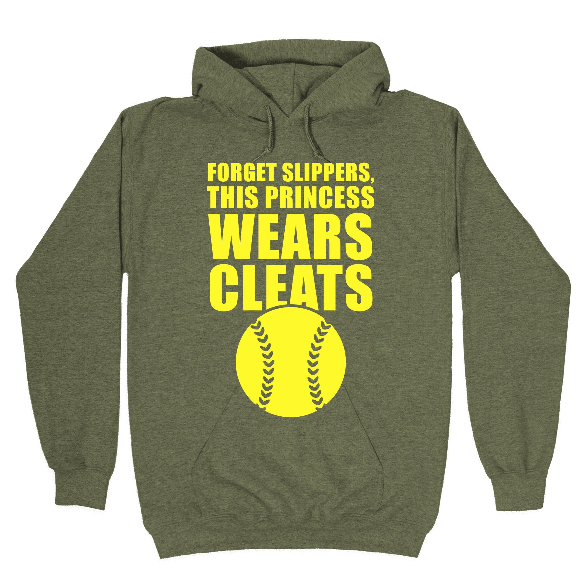 This Princess Wears Cleats (Softball) Hoodie