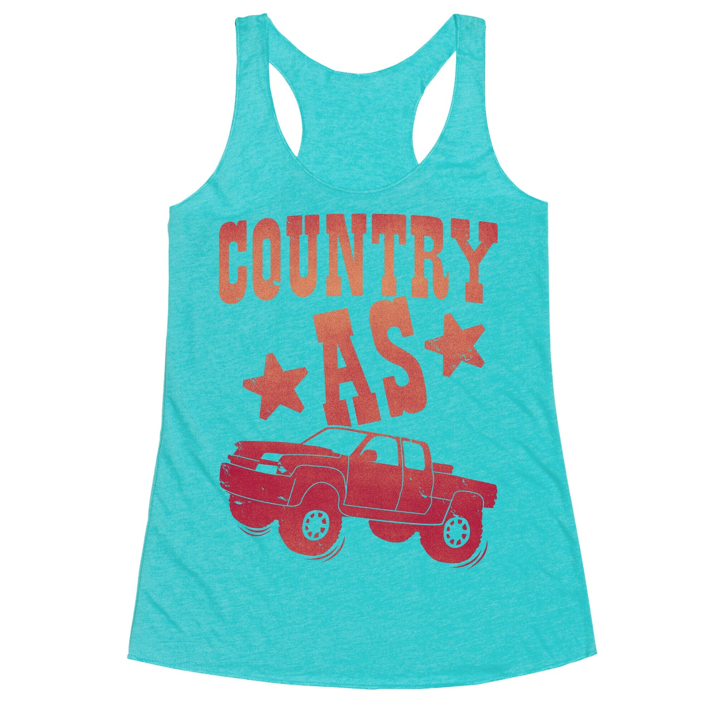 Country as Truck Racerback Tank