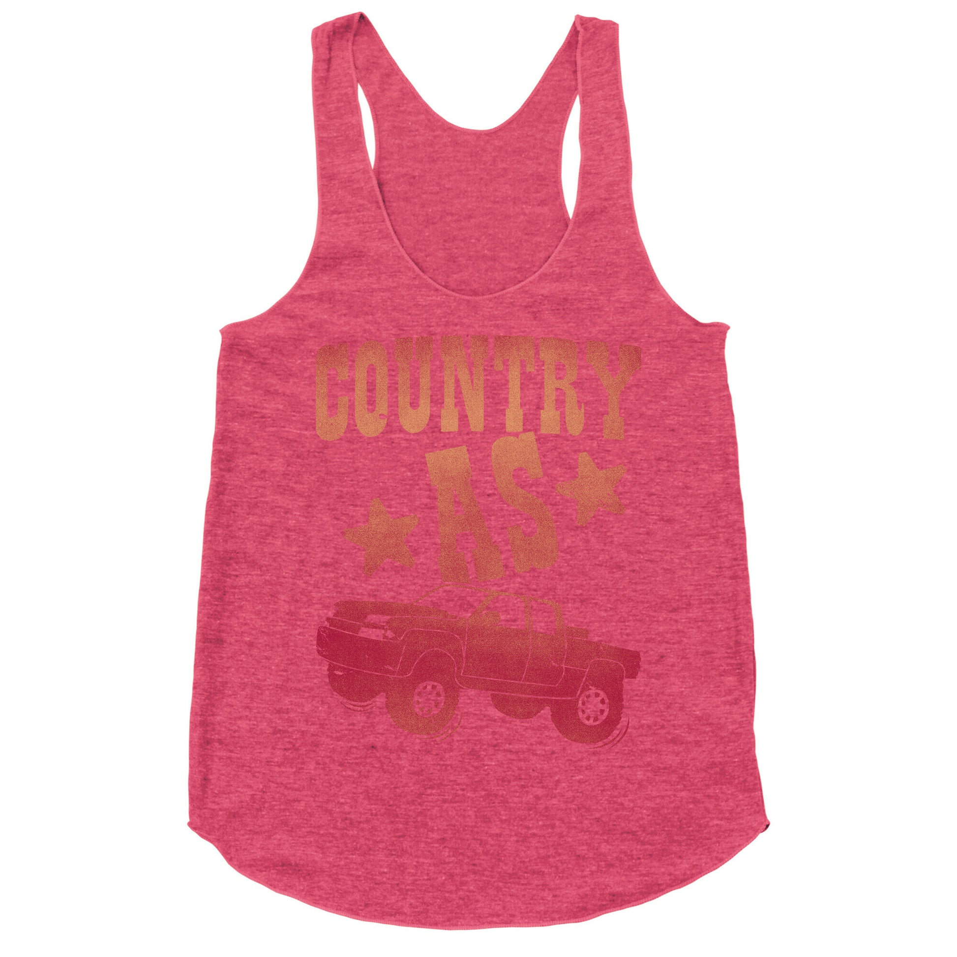 Country as Truck Racerback Tank