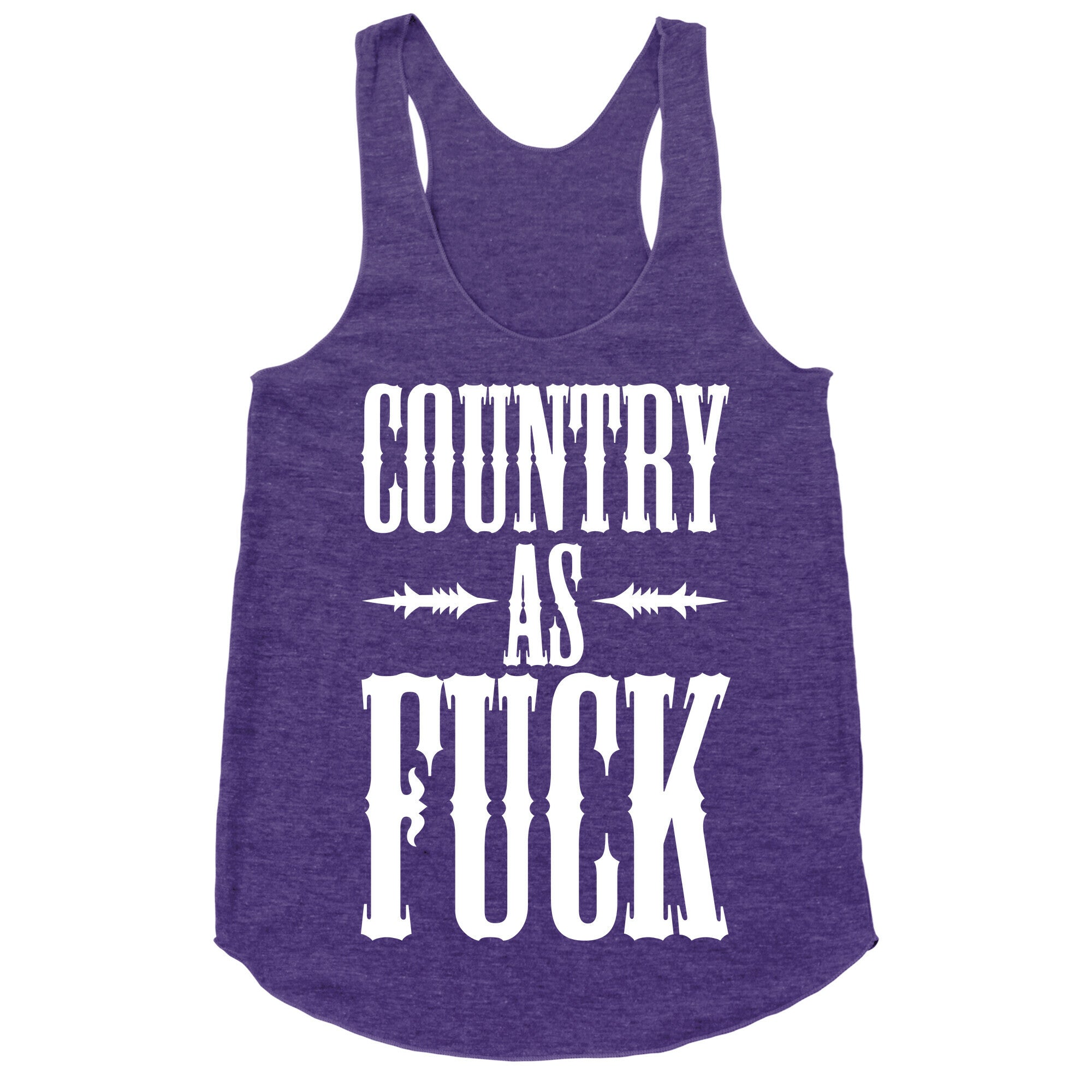 Country As Fuck Racerback Tank