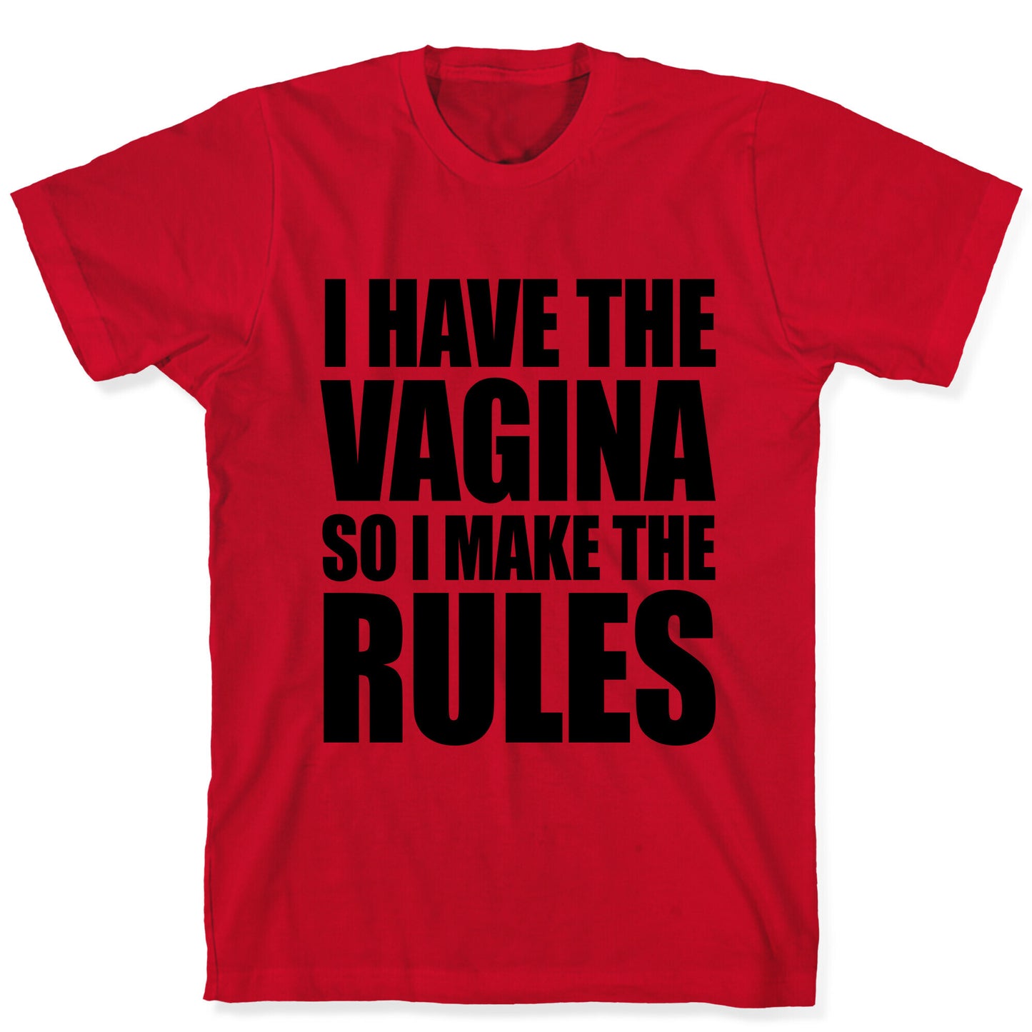 I Have The Vagina So I Make The Rules T-Shirt