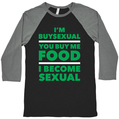 I'm Buysexual Baseball Tee