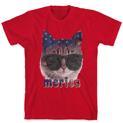 Merica Cat T-Shirt