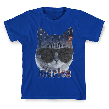 Merica Cat T-Shirt