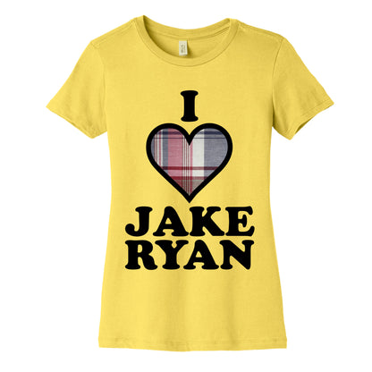 I Love Jake Ryan Women's Cotton Tee