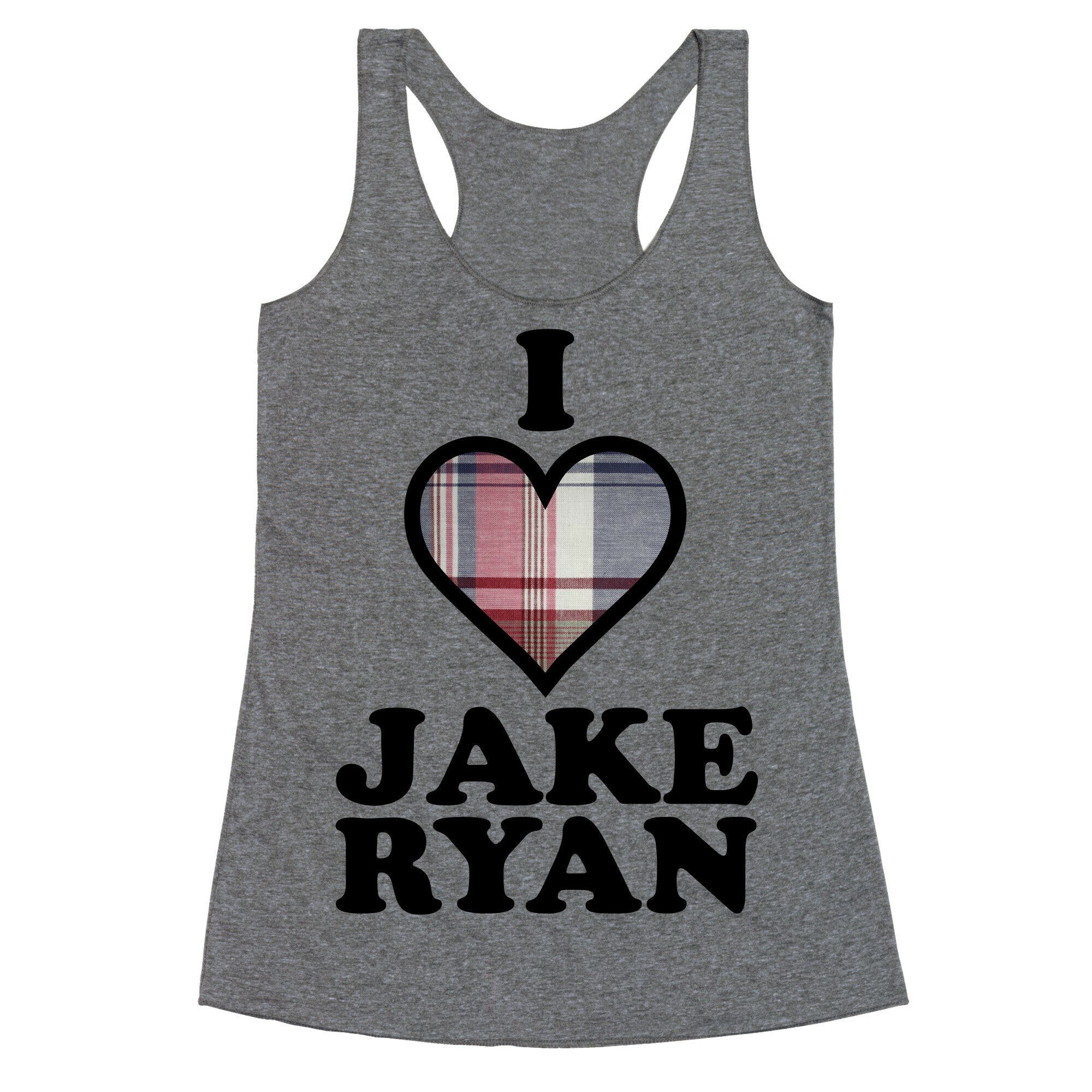 I Love Jake Ryan Racerback Tank
