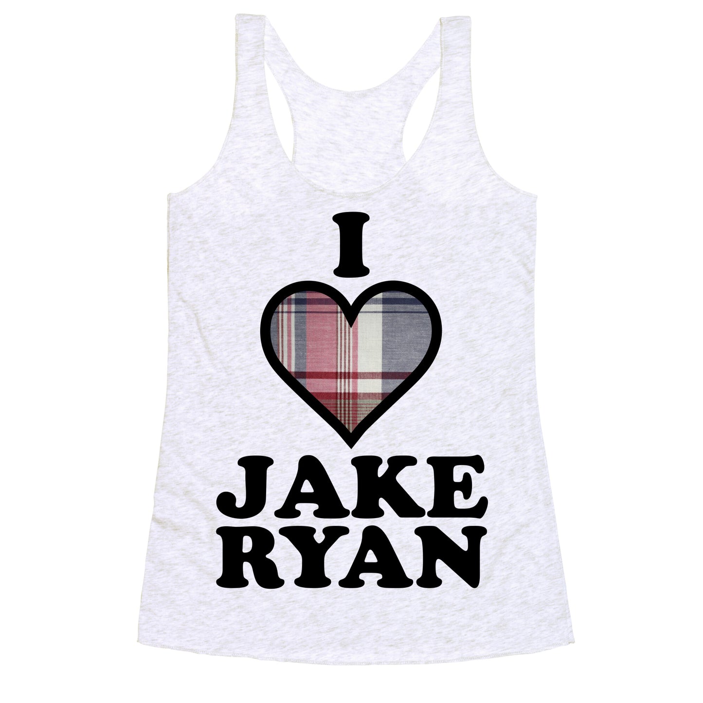 I Love Jake Ryan Racerback Tank