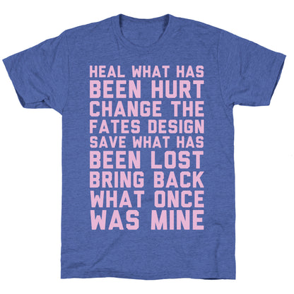 Rapunzel's Magic Hair Song Unisex Triblend Tee