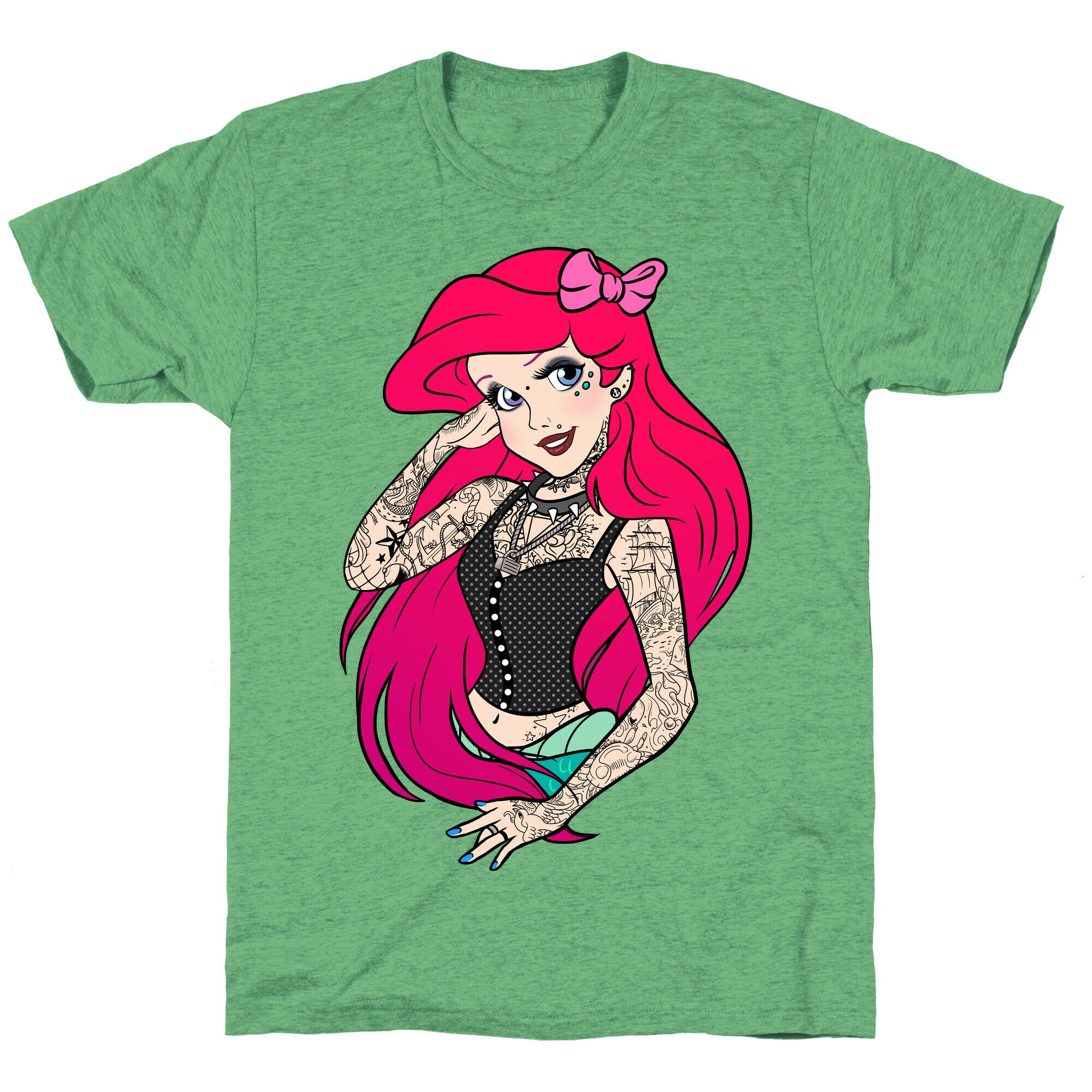 Punk Ariel Parody Unisex Triblend Tee