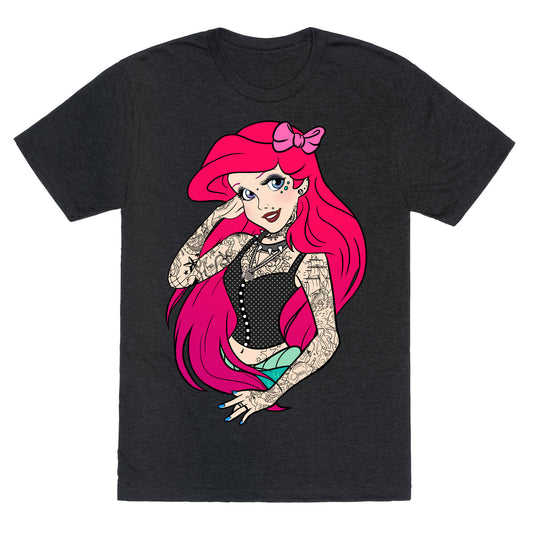 Punk Ariel Parody Unisex Triblend Tee