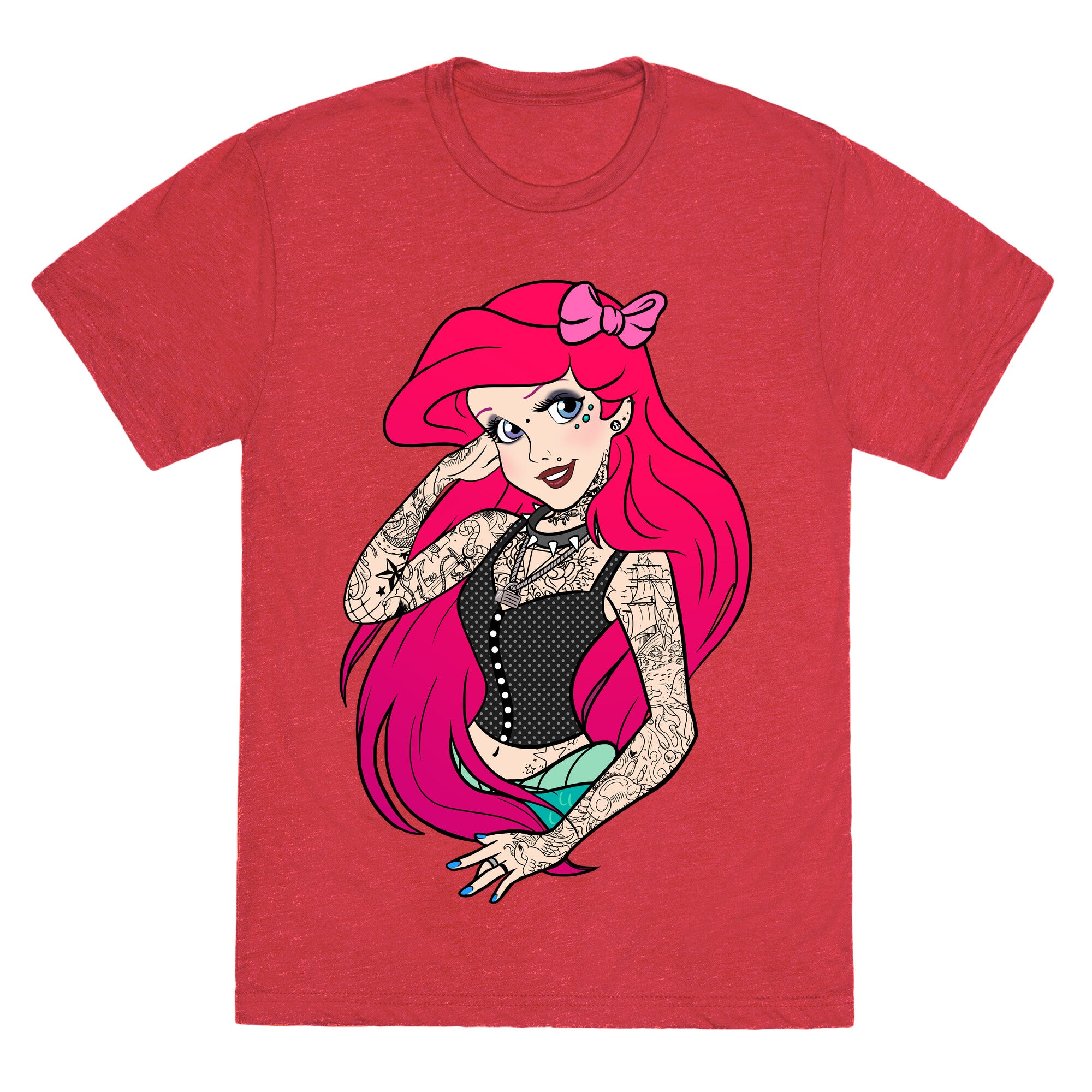 Punk Ariel Parody Unisex Triblend Tee