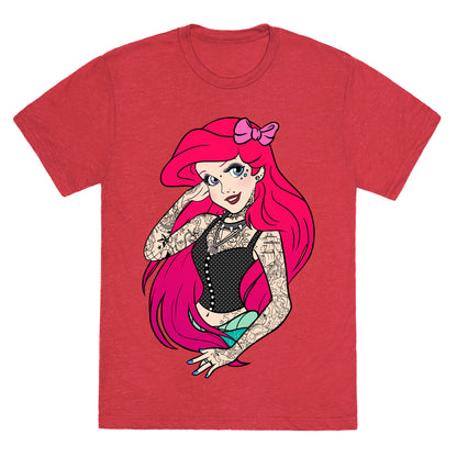 Punk Ariel Parody Unisex Triblend Tee