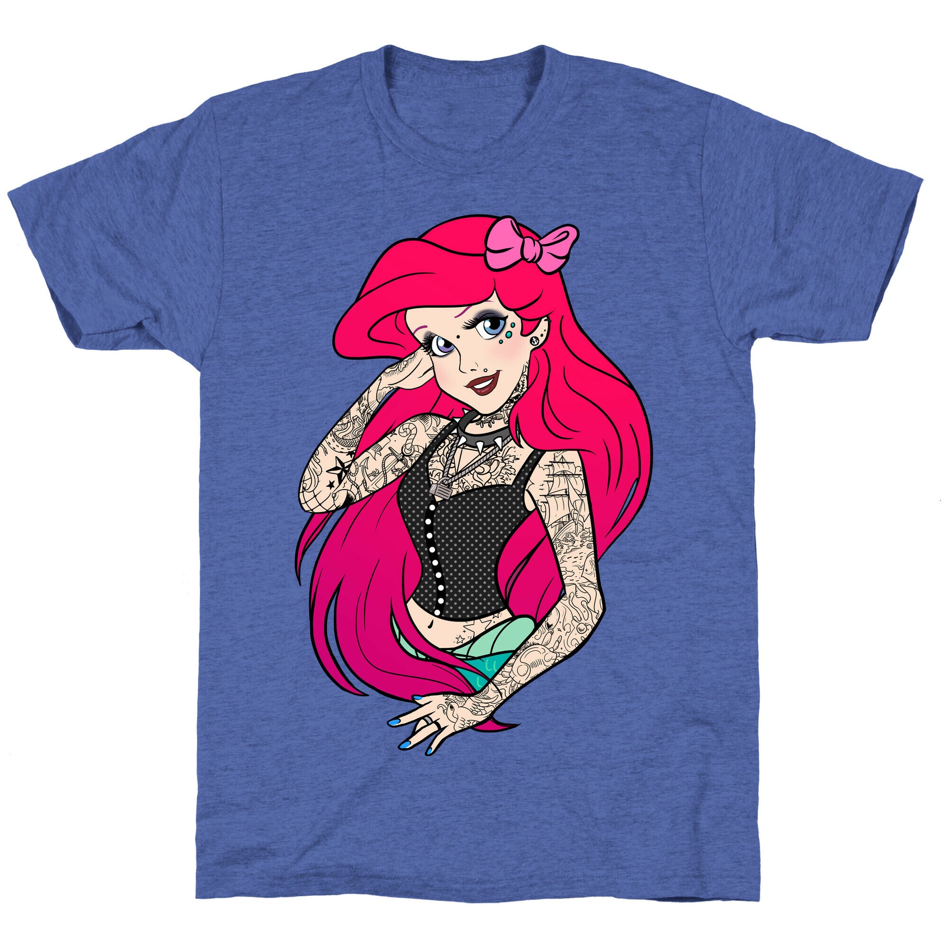 Punk Ariel Parody Unisex Triblend Tee