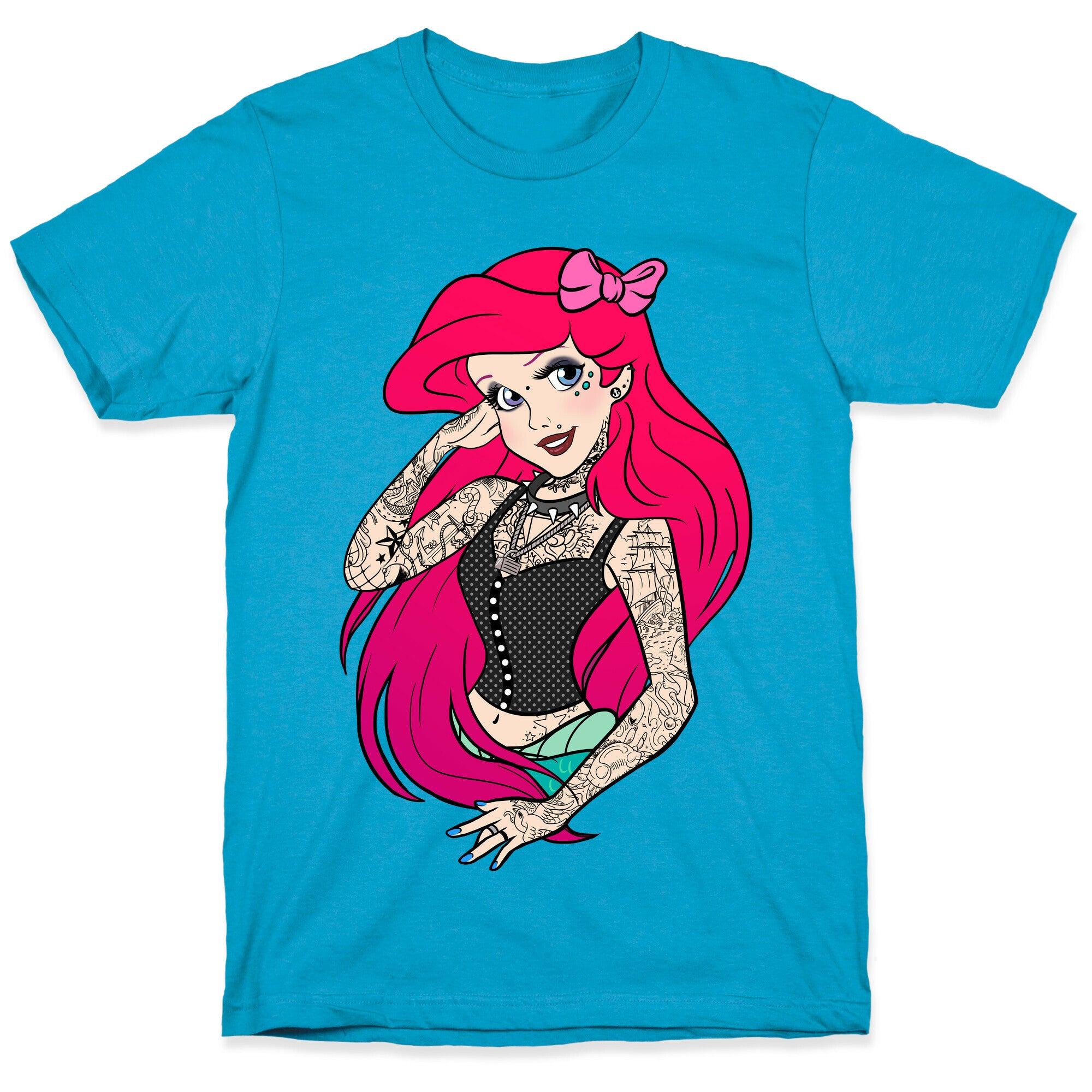 Punk Ariel Parody Unisex Triblend Tee