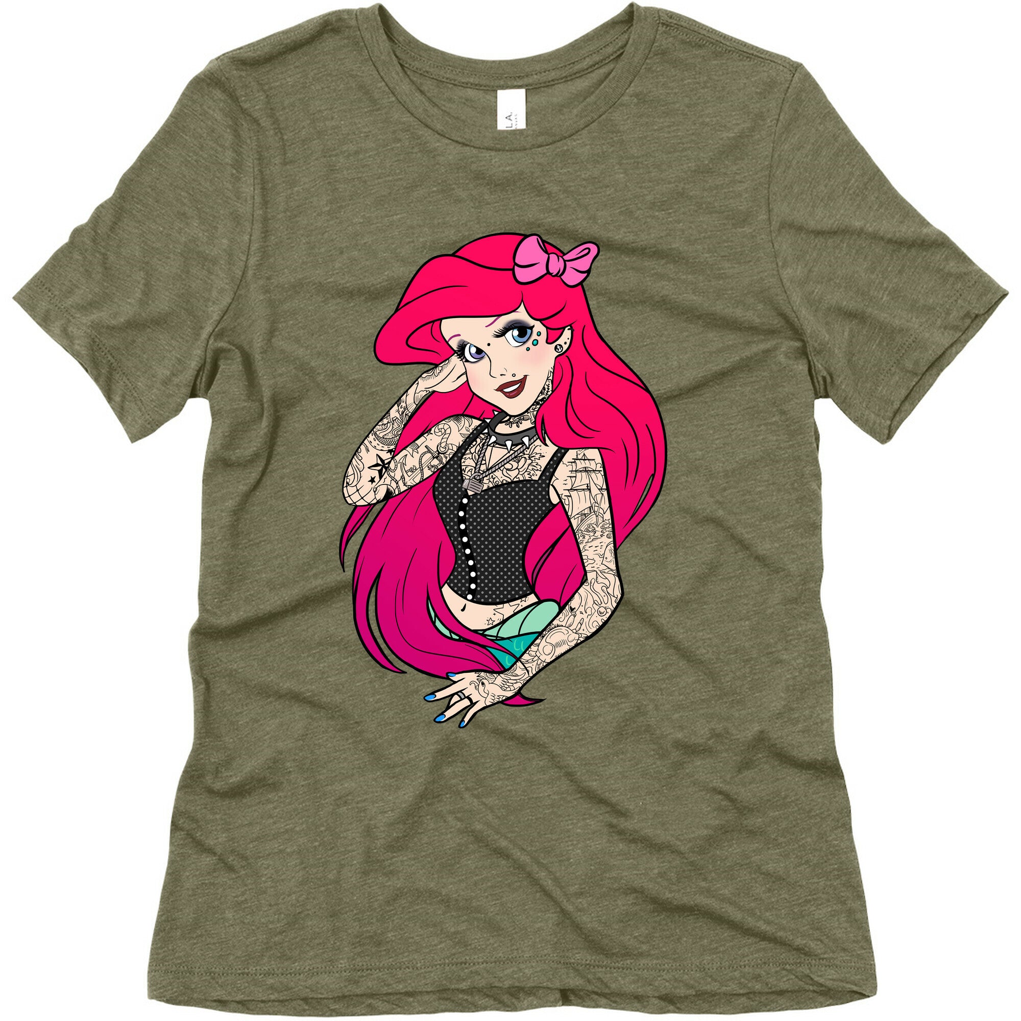 Punk Ariel Parody Women's Triblend Tee