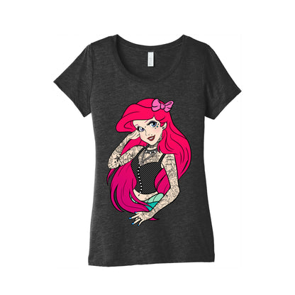 Punk Ariel Parody Women's Triblend Tee