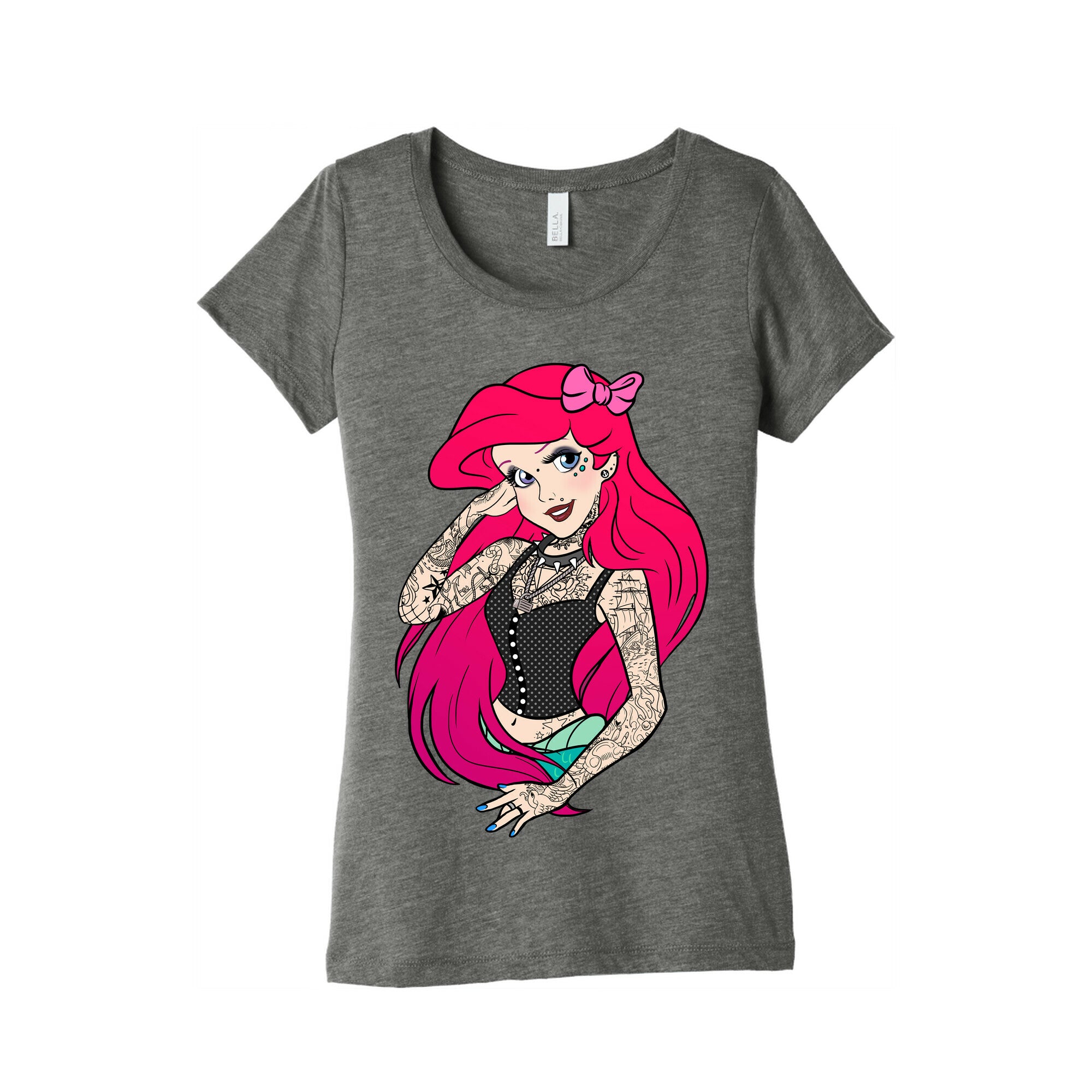 Punk Ariel Parody Women's Triblend Tee