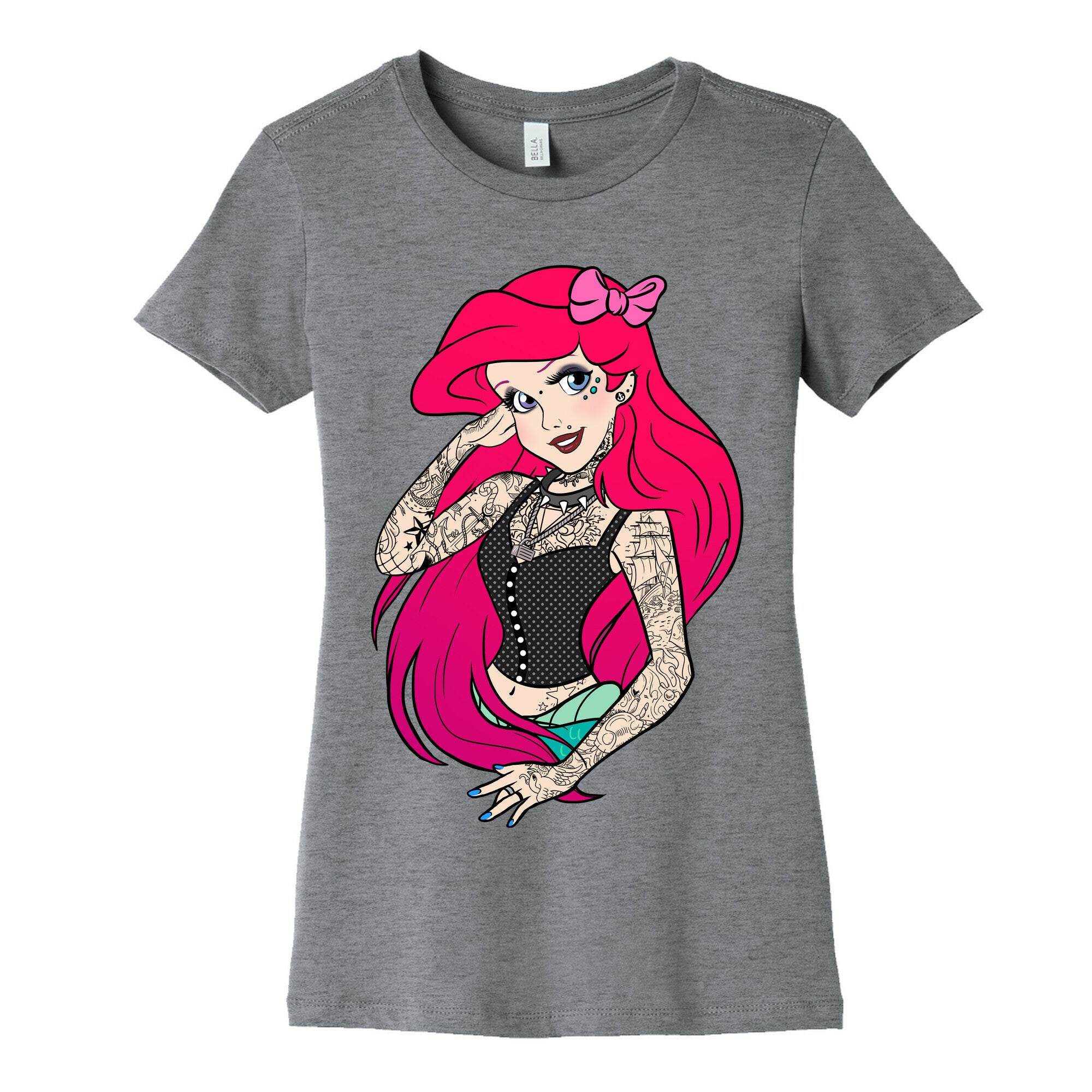 Punk Princess Mermaid Women's Cotton Tee
