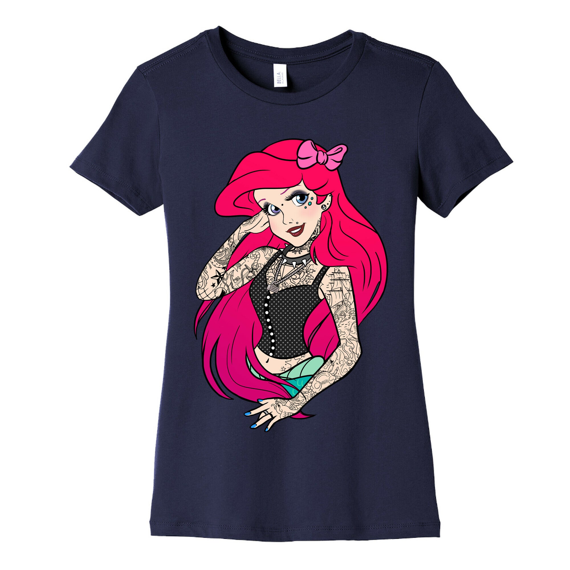 Punk Princess Mermaid Women's Cotton Tee