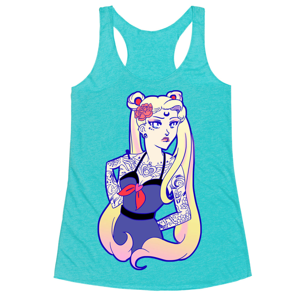 Punk Sailor Moon Racerback Tank