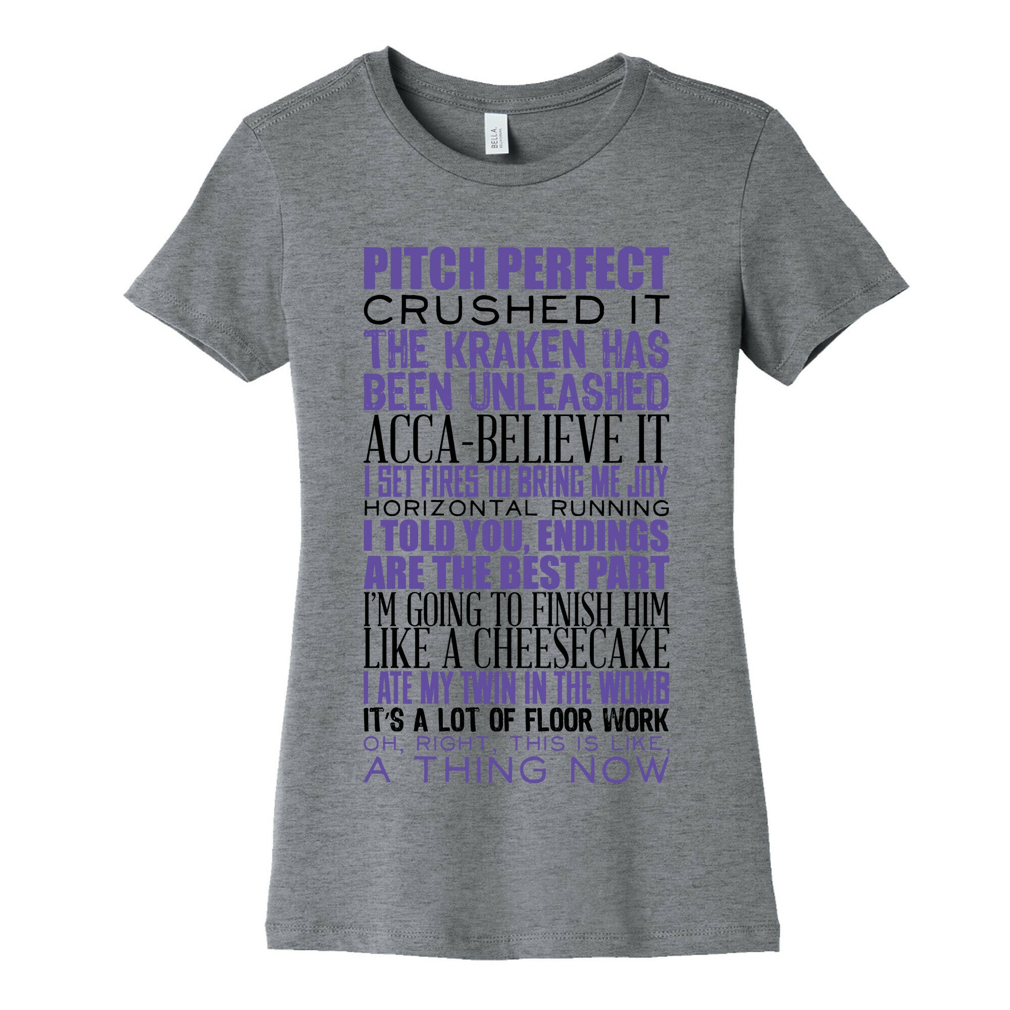 Pitch Perfect Quotes Women's Cotton Tee