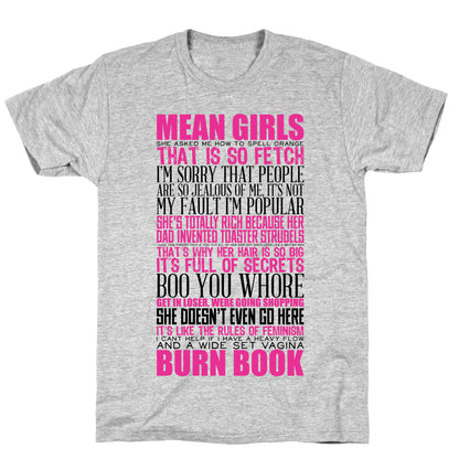 Mean Girls Quotes T-Shirt