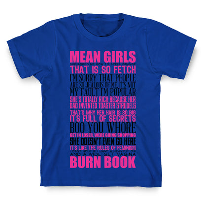 Mean Girls Quotes T-Shirt