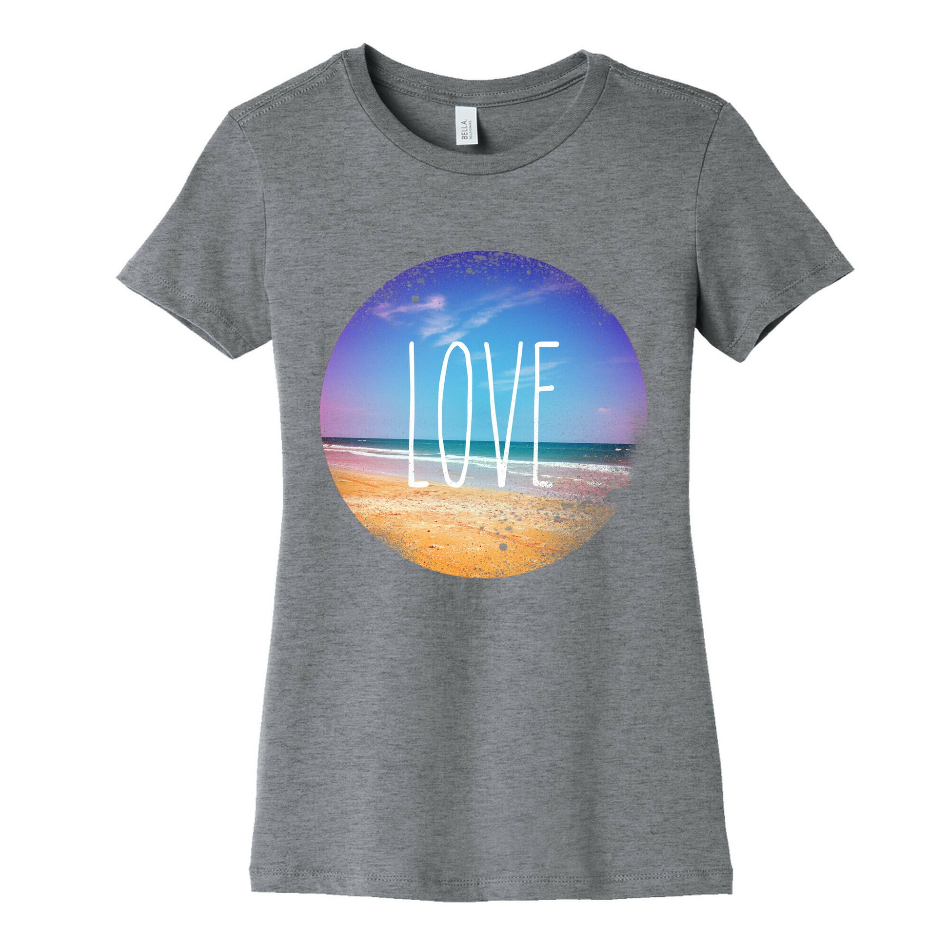 Love (The Beach) Women's Cotton Tee