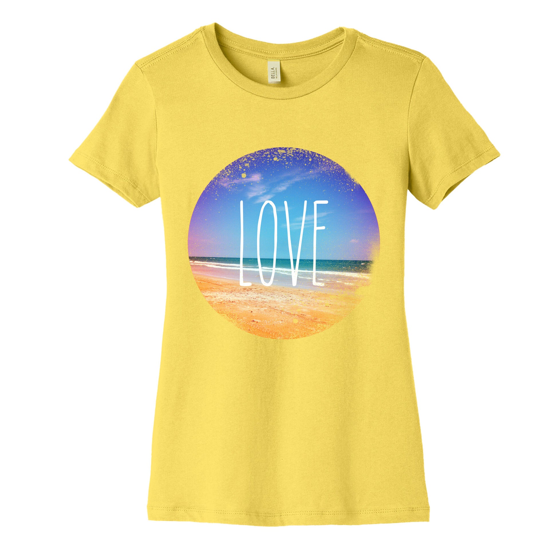 Love (The Beach) Women's Cotton Tee