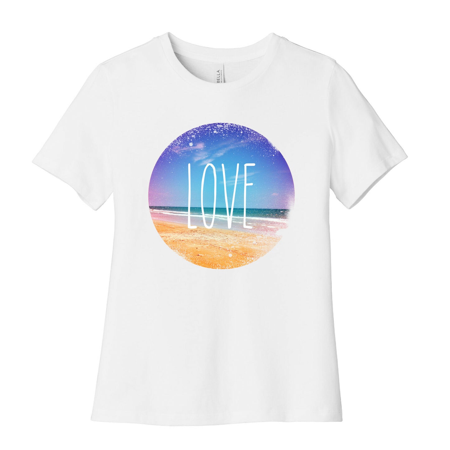 Love (The Beach) Women's Cotton Tee