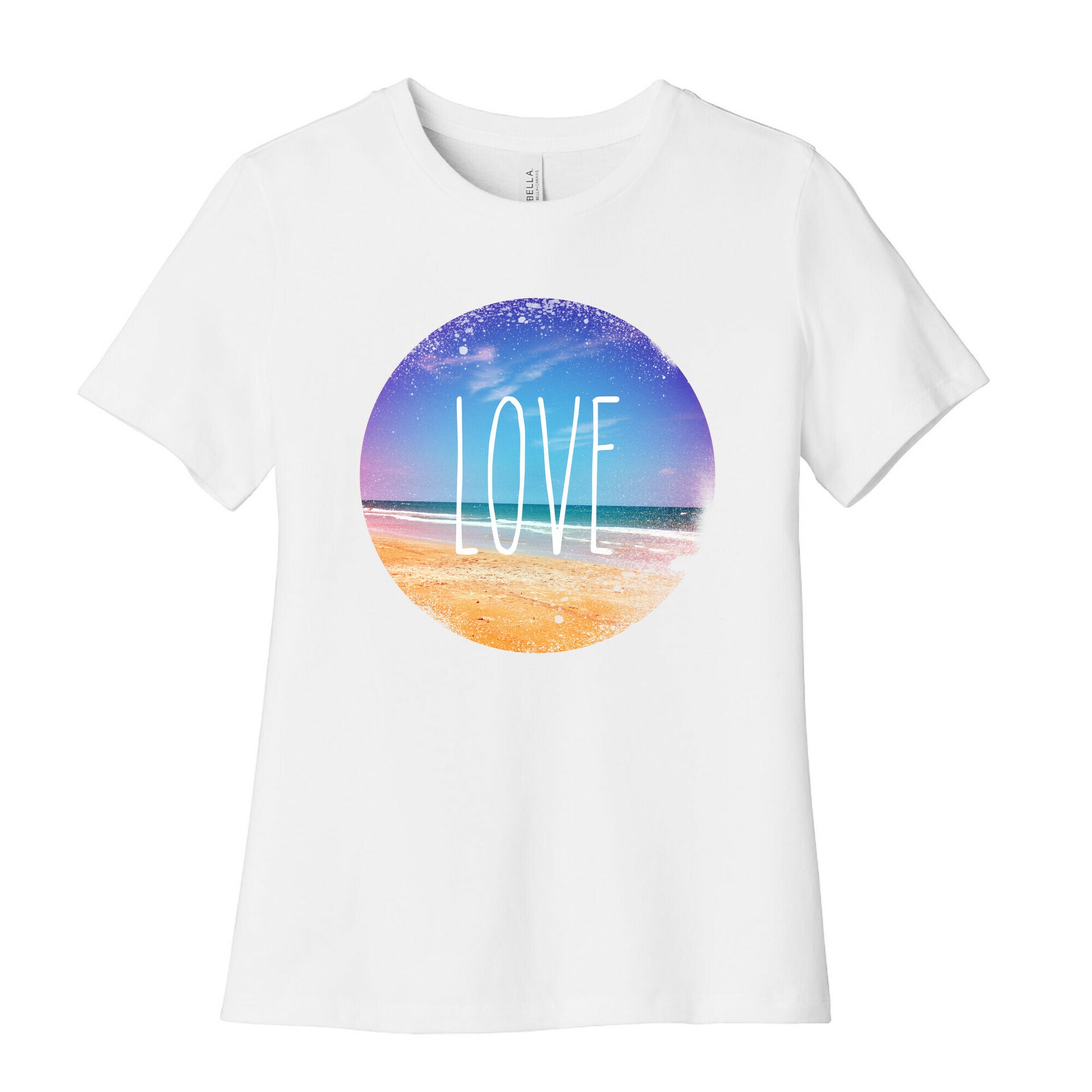 Love (The Beach) Women's Cotton Tee