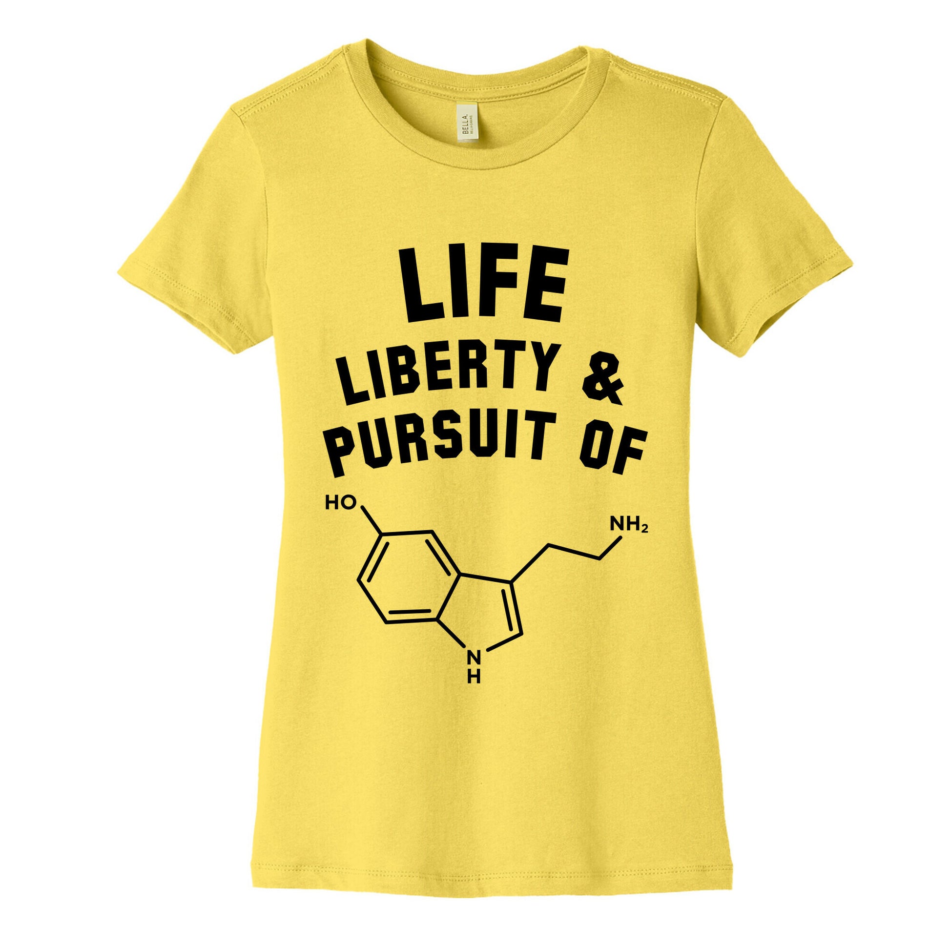 Life, Liberty, & Pursuit of Happiness Women's Cotton Tee