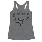 In Pursuit of Happiness (Serotonin Molecule) Racerback Tank
