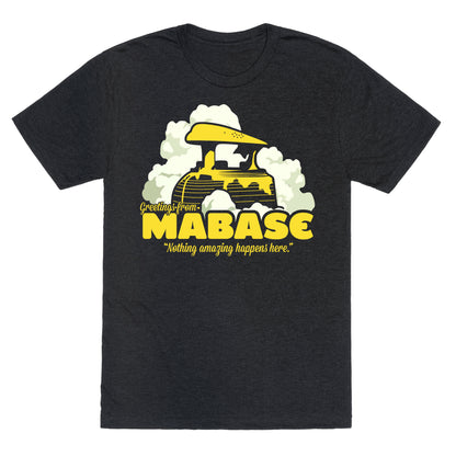 Greetings From Mabase Unisex Triblend Tee