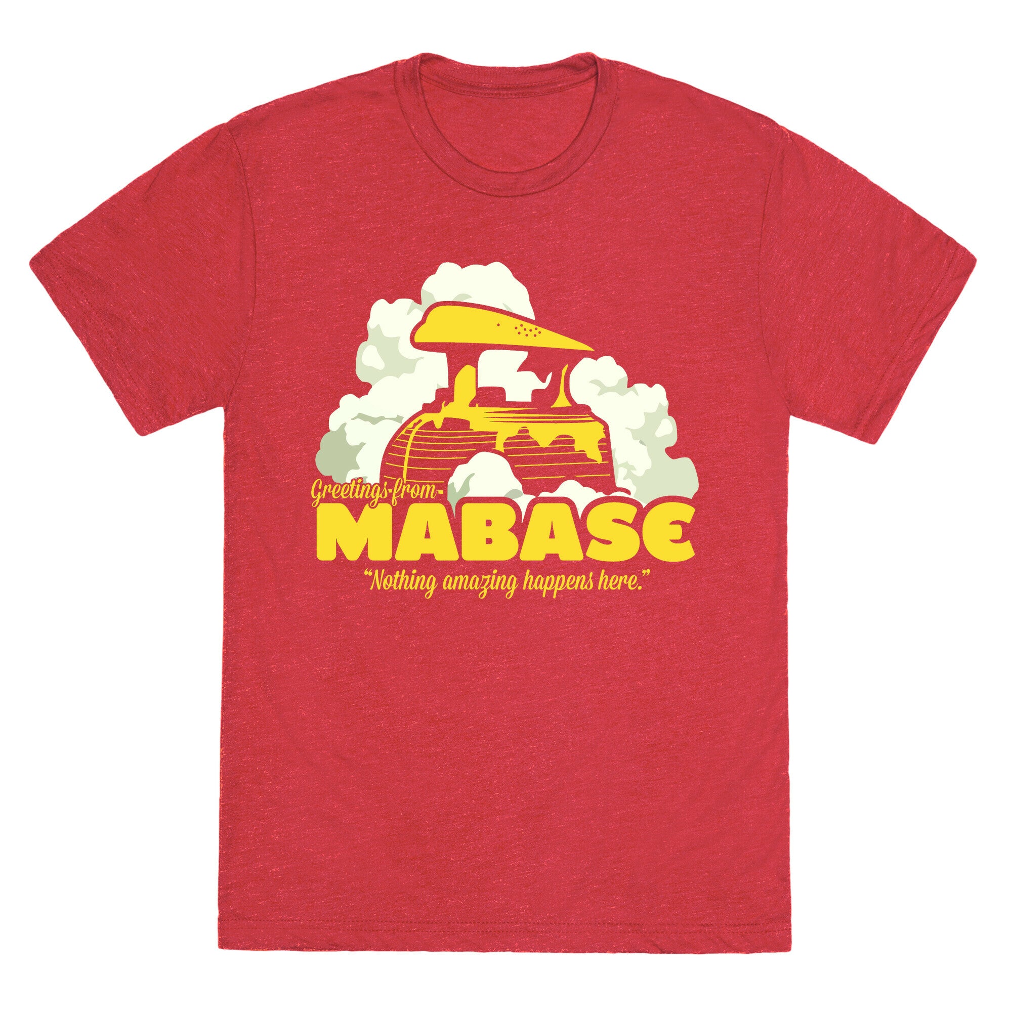 Greetings From Mabase Unisex Triblend Tee