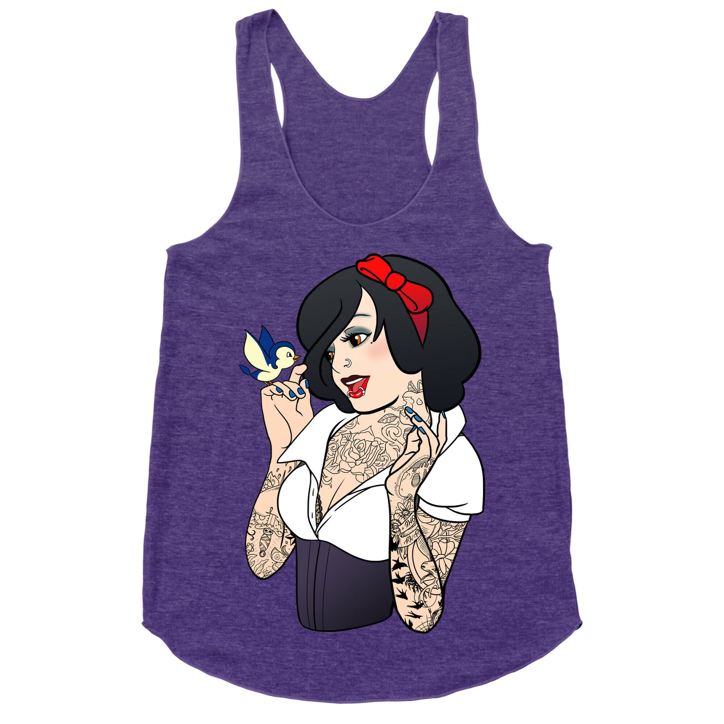 Snow Punk Princess Racerback Tank