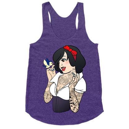 Snow Punk Princess Racerback Tank