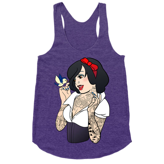 Snow Punk Princess Racerback Tank